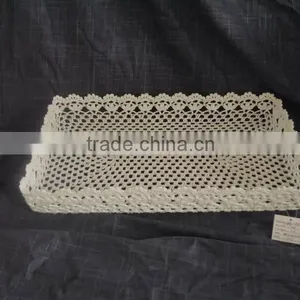 Popular Quality Crochet Cotton Tray by 100% Hand Knited thumbnail-3