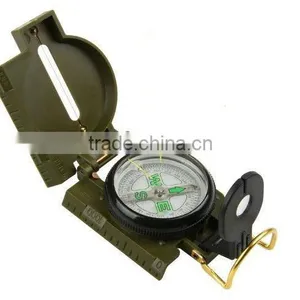 Military Hiking Camping Metal Army Lens Map Compass thumbnail-1