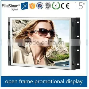 FlintStone 15 Inch Kiosk Advertising Screen, Retail Display Video Screen, Commercial Advertising LCD Screen thumbnail-1