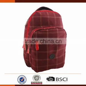 Fashion Plaid Laptop Backpack With Laptop Compartment thumbnail-2