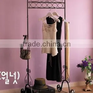 Industrial French Metal Coat Rack With Stand thumbnail-1