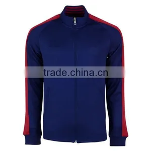 2016 Navy Blue High Quality Hot Sell Sport Track Top thumbnail-1
