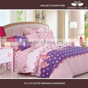 100% Cotton 128*68 40s*40s Pigment Printting Wholesale Quilt Cover Set With Zipper thumbnail-3