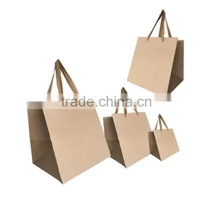 Custom Design Eco-friendly Shopping Kraft Paper Bag thumbnail-4