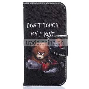 Flip Wallet Leather Case For Samsung Galaxy S5 With Credit Card Holder Slots PU Leather Case Cover thumbnail-1