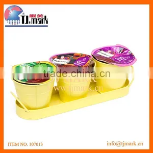 KIDS DIY PLANTING 3 IN 1 BACONY POTS WITH TRAY thumbnail-1