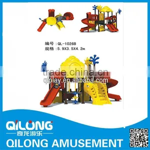 2016 Durable Plastic Toddler Outdoor Playgrounds ,Outdoor Playground for Kids thumbnail-1