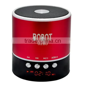 Robot-028u Portable Vibration Seaker,Aluminum Alloy Speaker Support TF Card, FM Radio,Powerful Sound,card Speaker thumbnail-2