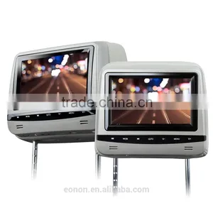 EONON L0288 7" HD Car Headrest Monitor With Built in DVD (Gray Color) thumbnail-5