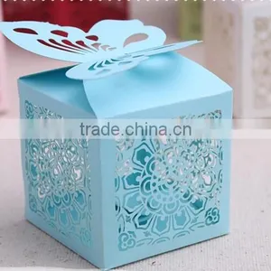 Butterfly Laser Cut Wedding Favor Gift Boxes thumbnail-1