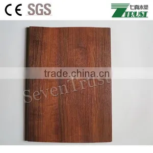 Red Color Wood Plastic Composite Wall Panel Used in Interior Waterproof thumbnail-4