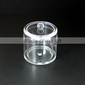 Clear Cotton Ball,Q-Tip Holder/Canister/Dispenser thumbnail-1