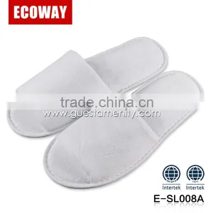 China Velour Open Toe Hotel Slipper New Style Men Hotel Soft Slippers thumbnail-1