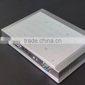 Aluminum Front Bezel IP65 10.4'' Capacitive Touch Fanless Panel PCs thumbnail-3