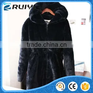 Korean Stylish Cashmere Artificial Fur Coat for Women thumbnail-5