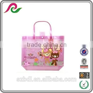 Shopping Waterproof Transparent Pvc Bag With Zipper thumbnail-1