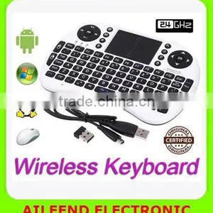 i8 Wireless Keyboard Mouse Pad For Android PC Mini Wireless Keyboard thumbnail-1