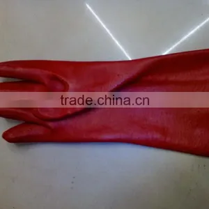 PVC Red Gloves China Supplier thumbnail-2