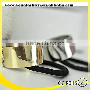 Gold Silver Alloy Elastics African Girls Hair Ornaments Wholesale thumbnail-1