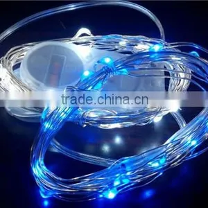 Silver Wire 20 Micro LEDs String Light Ultra-thin Starry Lights Battery thumbnail-5