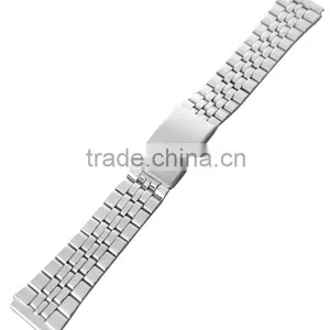 Stainless Steel Folded or Wrapped Watch Band Wristband Watch Bracelet for Men's Cheap Watches thumbnail-1