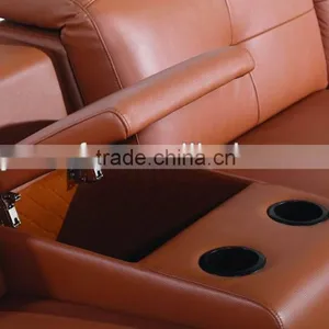 Germany Faux Leather Sectional Corner Sofa Modern thumbnail-3