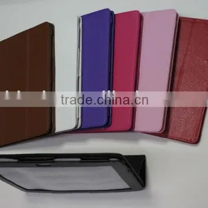New Design Litchi Stria Leather Case for Samsung Tab P5100 10.1" thumbnail-1