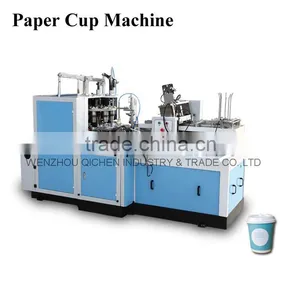 CE Identification Easy Operate Paper Cup Holder With Handle Machine (ZBJ-X12) thumbnail-1
