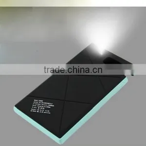 2016 High Quality Dual USB 5V 2A Portable Waterproof Solar Power Bank 10000mah for Iphone for Samsung thumbnail-3