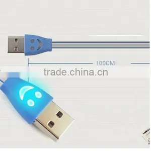 Sync Charger Led Usb Cable Micro Phone Led Usb Cable For Charger, High Quality Led Phone Cable thumbnail-3