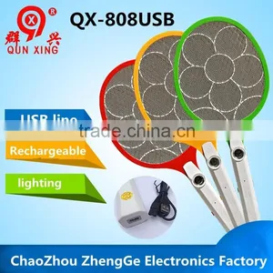QX808USB-1 Rechargeable Mosquito Killer Mosquito Swatter Used by USB Line thumbnail-1