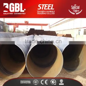 Spiral Welded Steel Pipe Large Bore Steel Pipe thumbnail-1