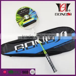 GX-6008 GREEN Best Quality Aluminium&steel Custom Badminton Rackets With Badminton Bag/nano Power Badminton Racket thumbnail-1