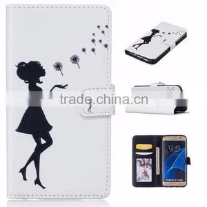 For Samsung Galaxy s6 Edge Leather Stand Wallet Case , Customize Smart Phone Cover for Samsung s6 Edge Plus thumbnail-4