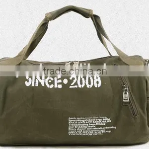 Factory Hot Selling Canvas Travel Handbag Sports Weekend Overnight Carry-on Duffel Gym Bag Luggage thumbnail-2