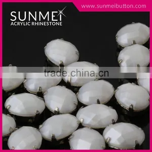 High Quality Oval Crystal Stones for Clothing Decoration thumbnail-4