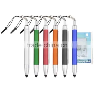 Novelty 4 in 1 Multi-function Banner and Messager Stylus Ball Point Pen thumbnail-1