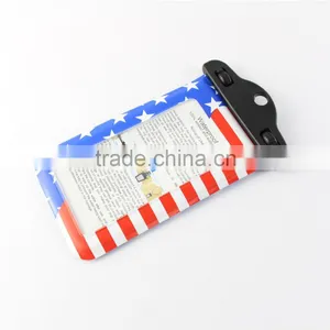 New Design the Stars and the Stripes Eco-Friendly PVC Waterproof Phone Bag thumbnail-5