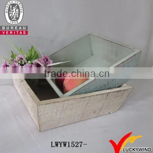 Houseware 2014 New Mdf Grey Wooden Tray for Home Storage thumbnail-1