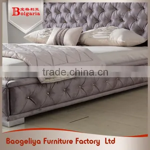 Modern Home Furniture Luxury Furniture King Size Indian Double Bed Designs thumbnail-3