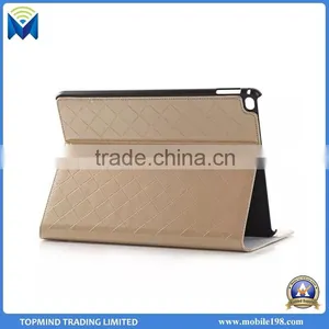 New Arrival Argyle Smart Book Style Wallet Leather Case for IPad Air 2 thumbnail-2