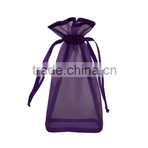 New Arrival Wholesale Mesh Drawstring Bag for Lady 2016, Blue Mesh for Body thumbnail-2