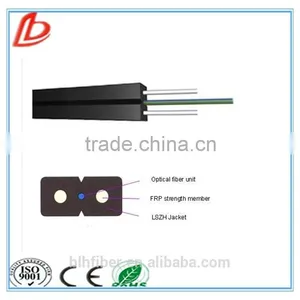 LSZH/PVC FRP Indoor Ftth Fiber Optic Cable G657A Optical Fiber Cable thumbnail-1