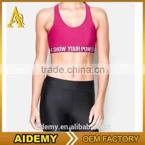OEM Design Custom Fitness Workout Sports Bra Gym Yoga Sports Bra thumbnail-1