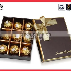 Hotsales Laminated High Quality Empty Chocolate Gift Box thumbnail-1