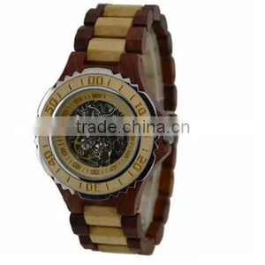 High Quality Latest Quartz Wooden Watch for Mens Wrist Watches thumbnail-5