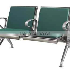 PU Cushions Stainless Steel Hospital Waiting Seats thumbnail-2