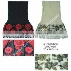 Wool Lycra Shawls - Wool X Mohair Shawls# 10020 N/w thumbnail-1