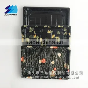 SM1-1108Black Disposable Plastic Containers for Food thumbnail-1