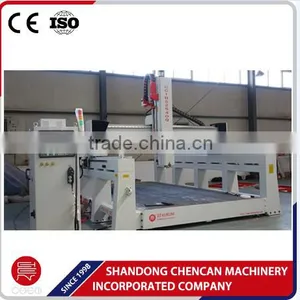 CC-SF2040Q-3S 3 Axis Wood and Foam Molding Cnc Router With Steel Plate Table thumbnail-3
